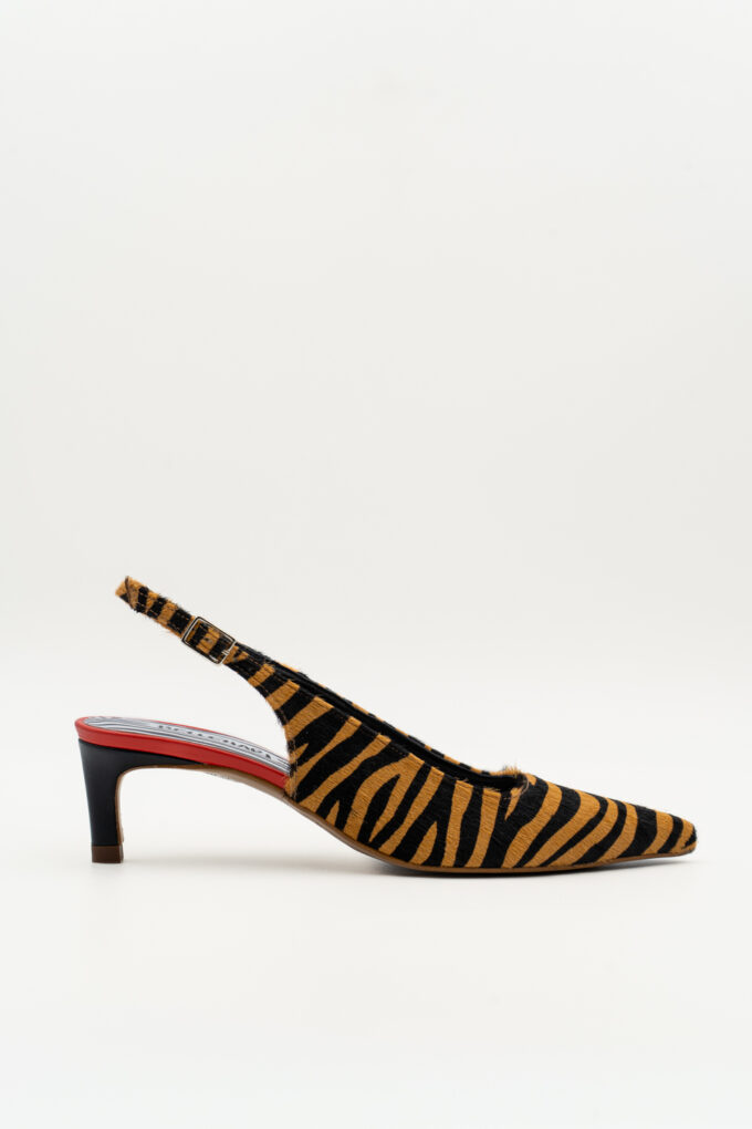 Salón Slingback Maelle equus naranja