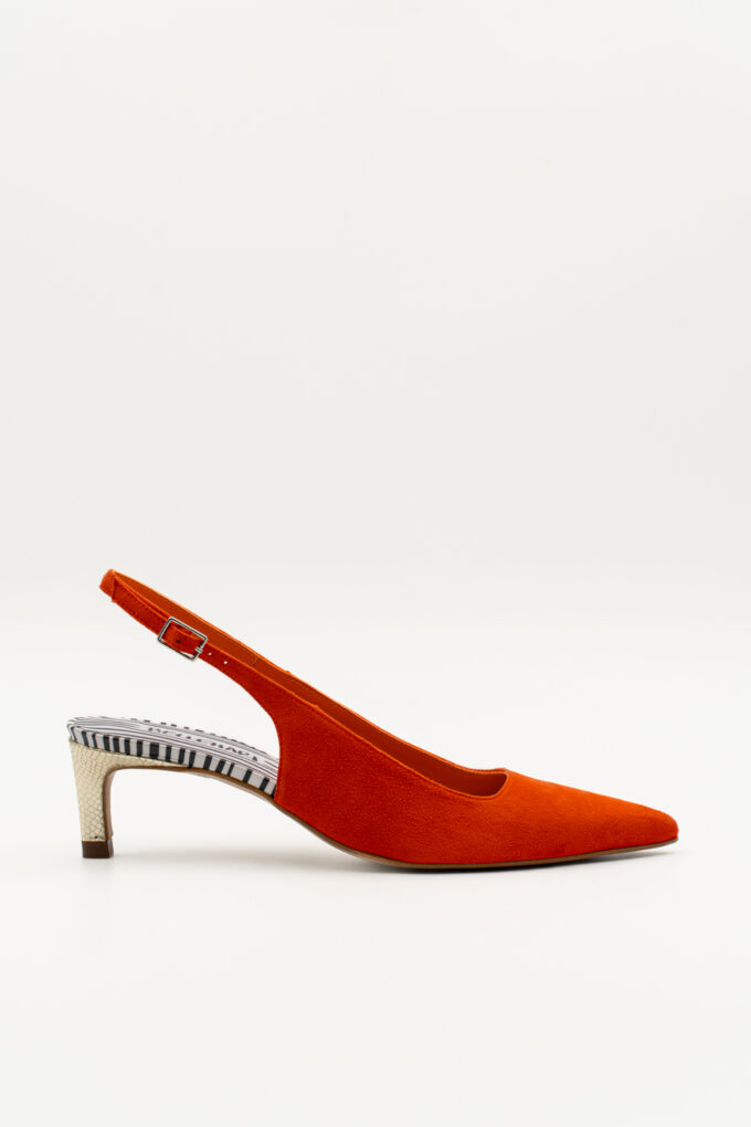 Salón Slingback Maelle naranja