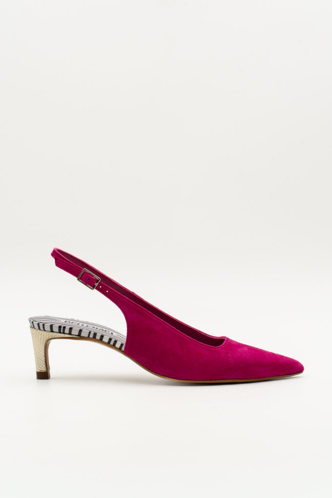 Salón Slingback Maelle fucsia