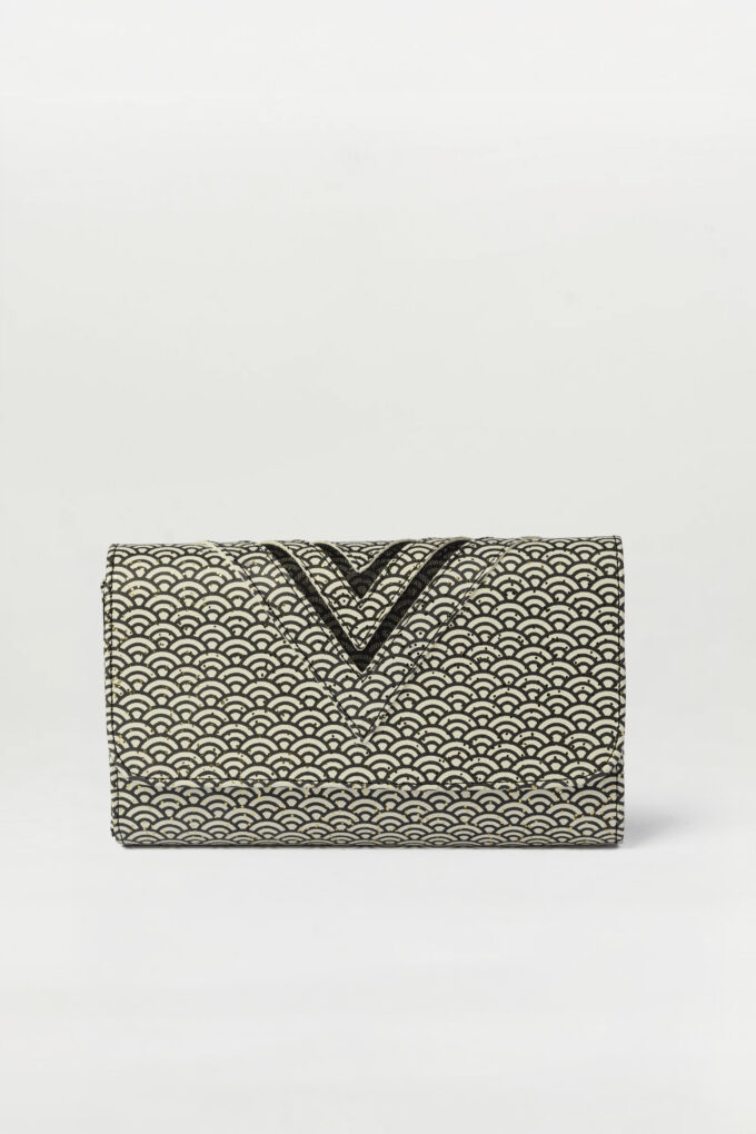 Bolso Tresse art déco negro