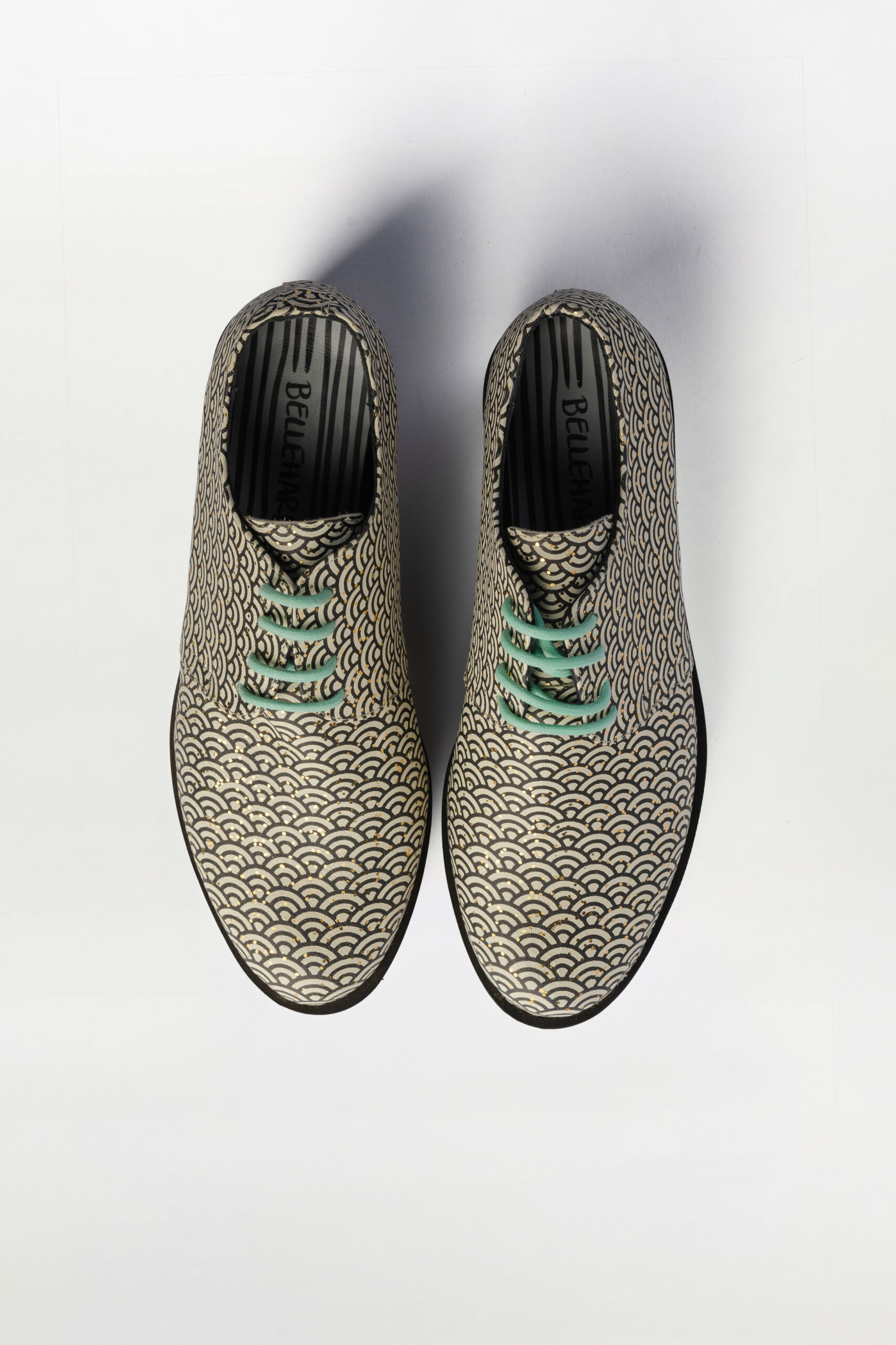 Blucher plataforma Jade art déco - Imagen 4