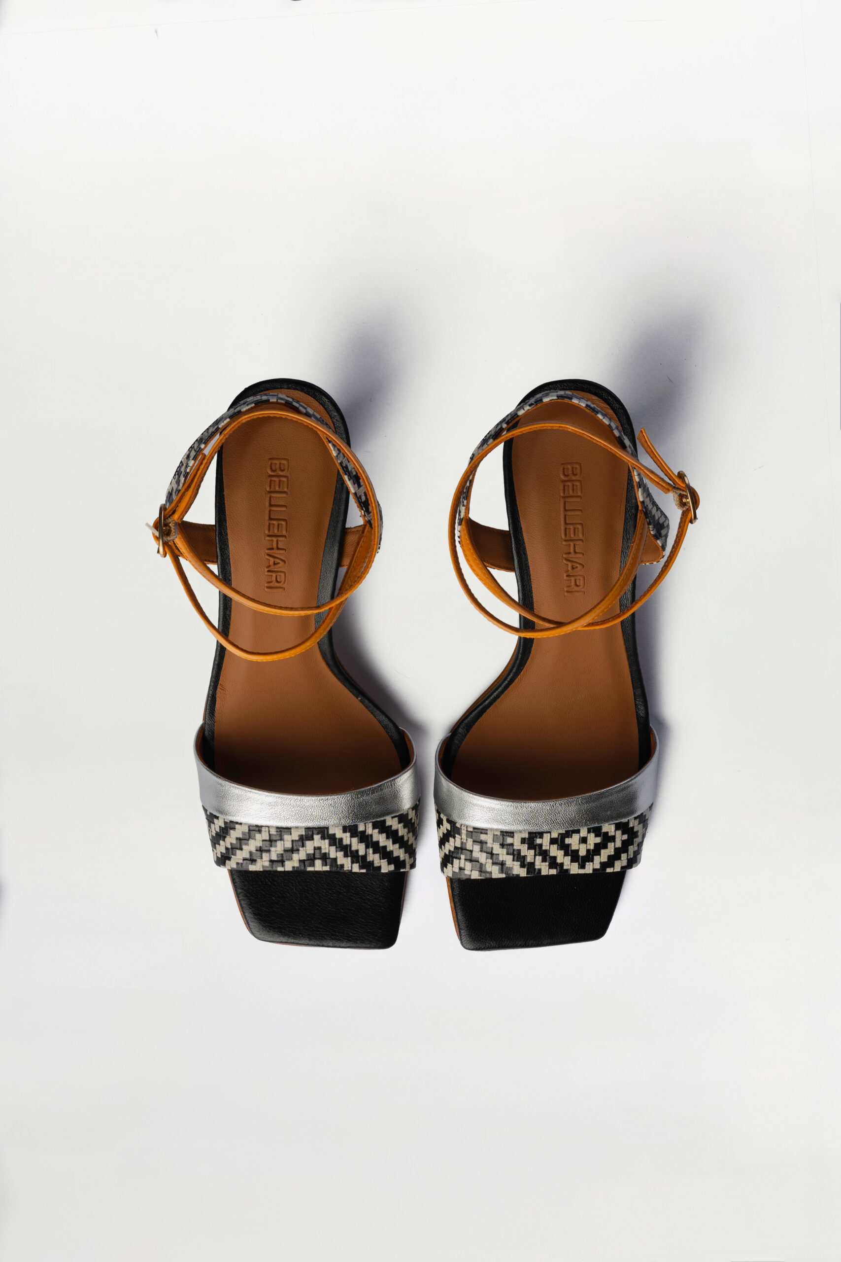 Sandalia de tacón Piero diamette plata - Imagen 4