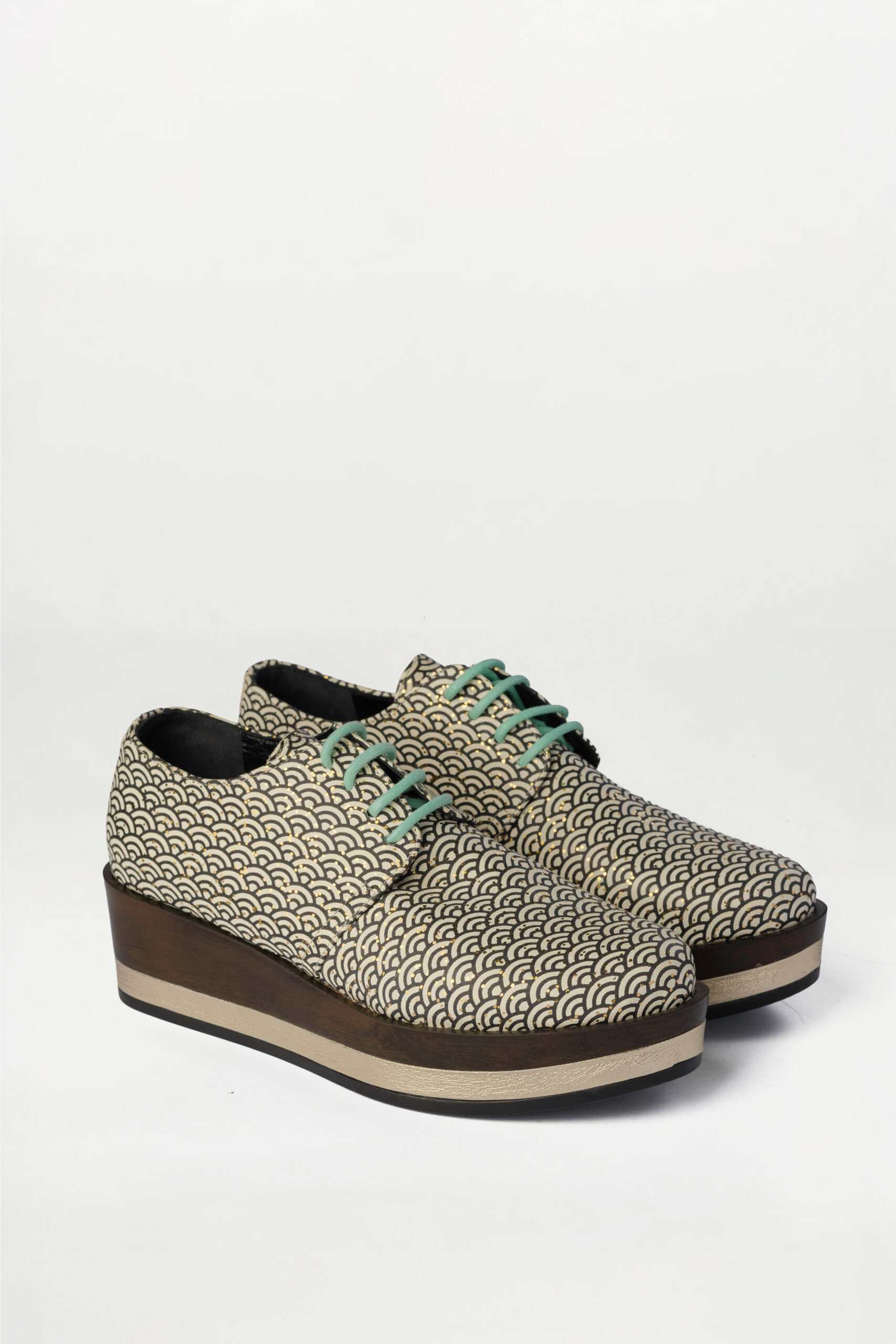 Blucher plataforma Jade art déco - Imagen 2