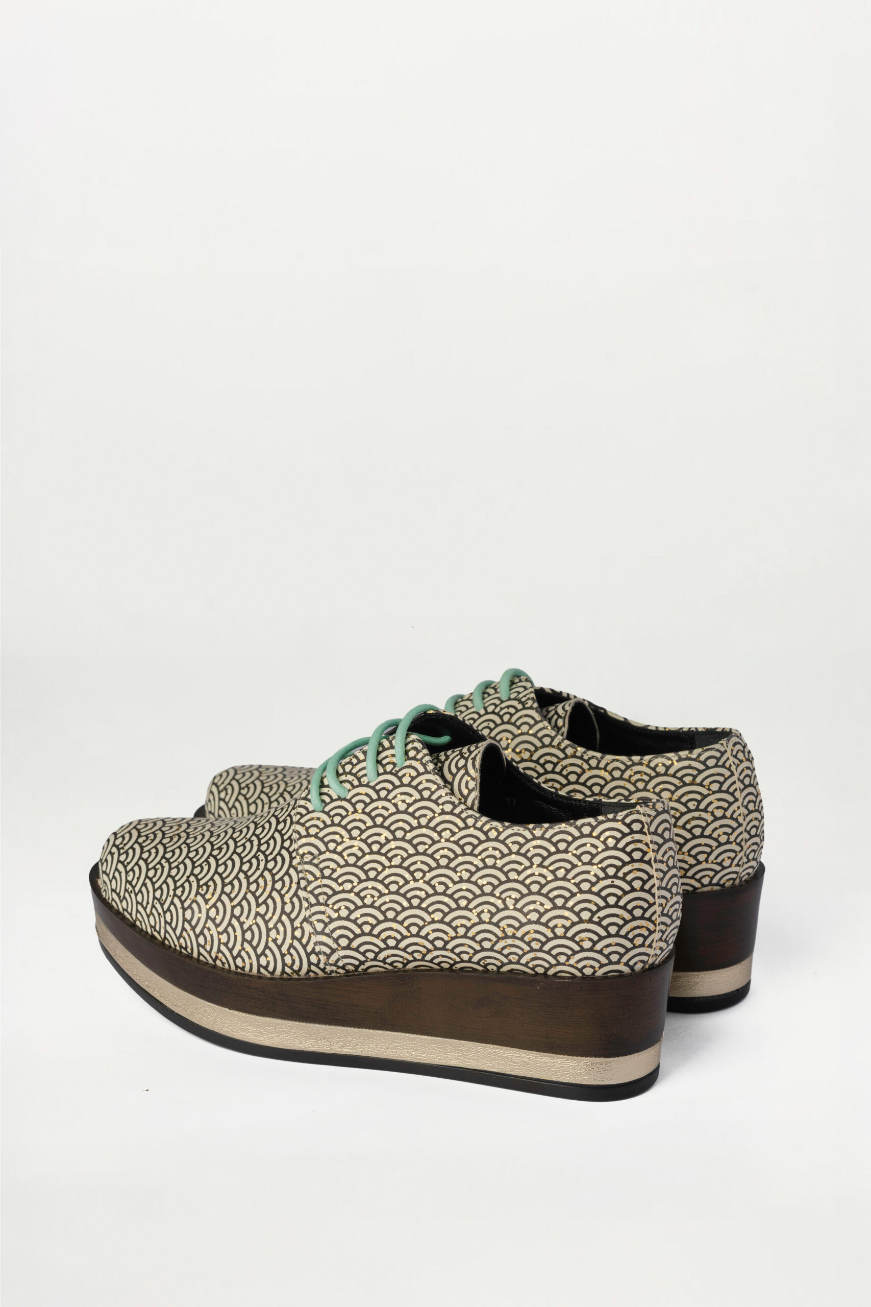 Blucher plataforma Jade art déco - Imagen 3