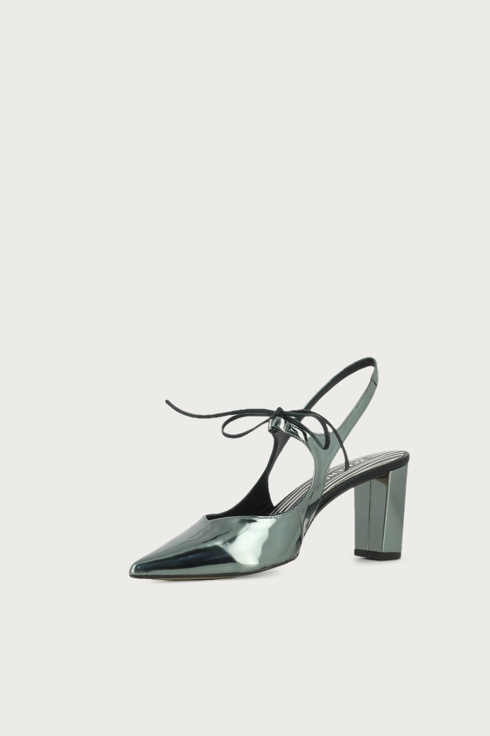 Salón slingback Adara plata - Imagen 4