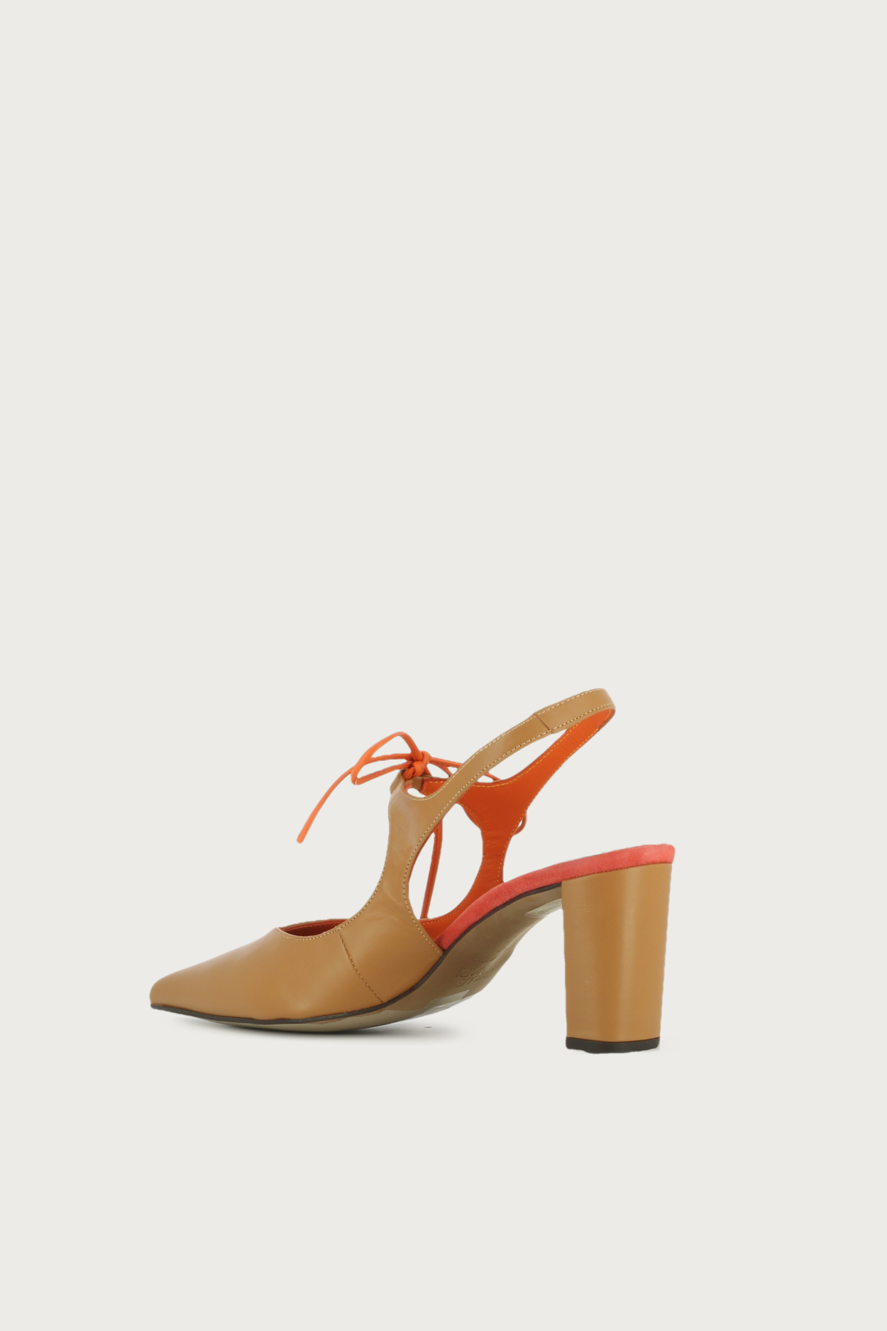 Salón slingback Adara camel - Imagen 3