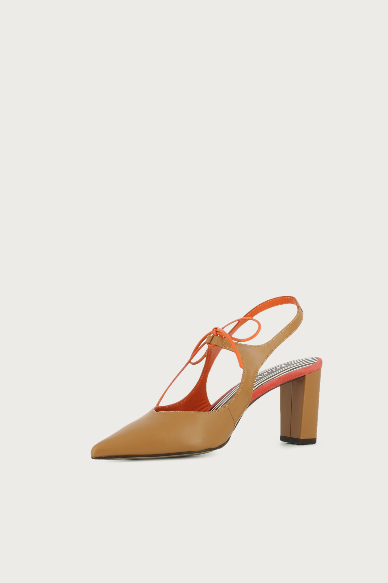 Salón slingback Adara camel - Imagen 4
