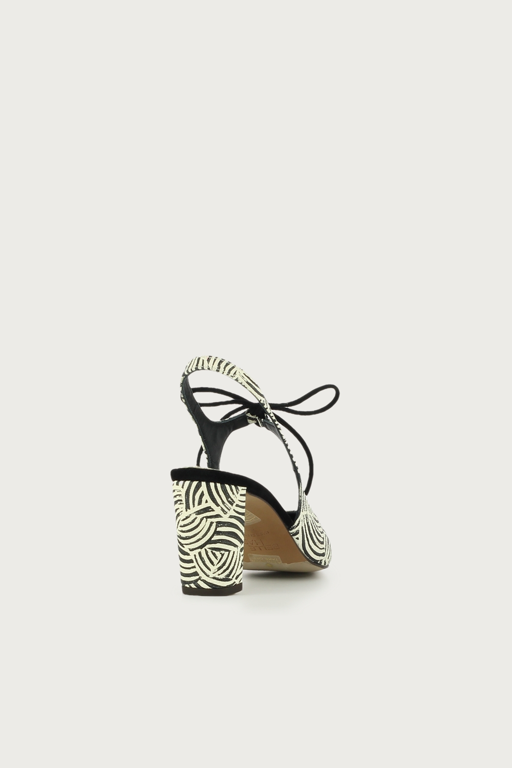 Salón slingback Adara spiral negro - Imagen 2