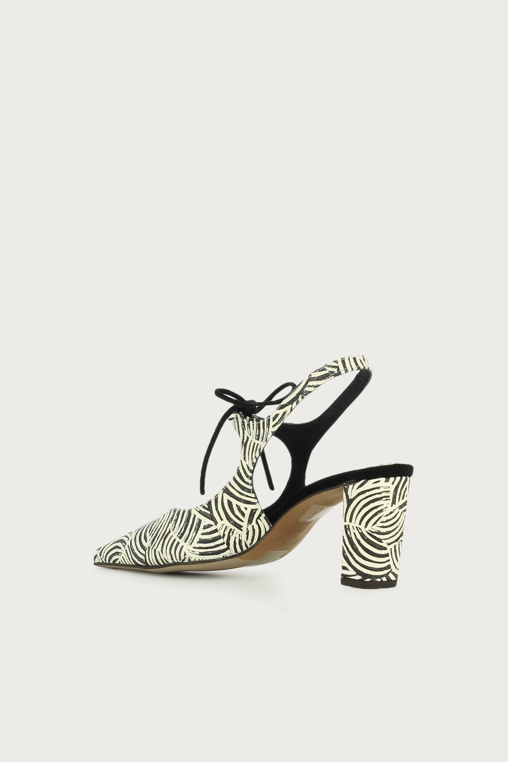 Salón slingback Adara spiral negro - Imagen 3