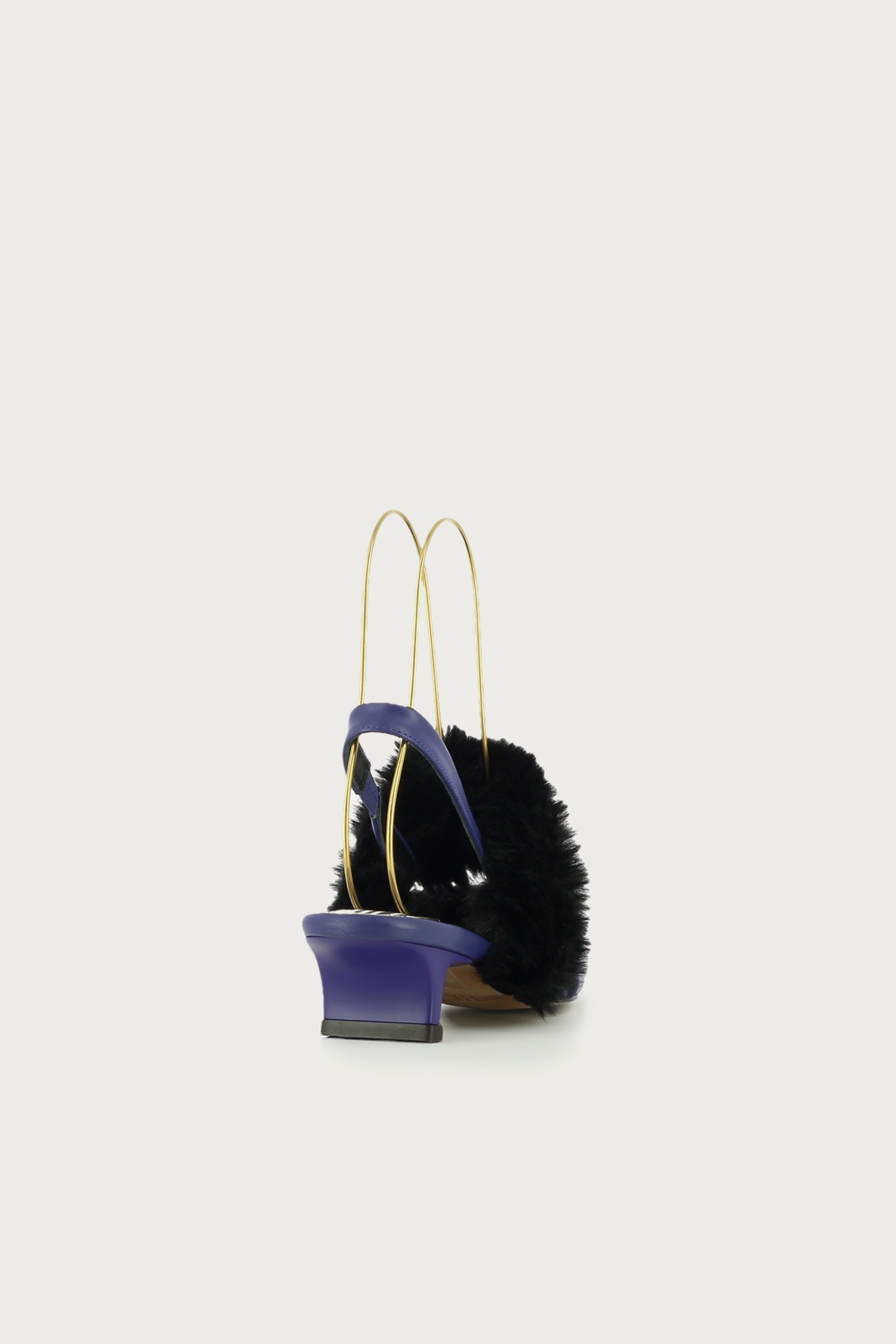 Salón slingback morado negro - Imagen 2