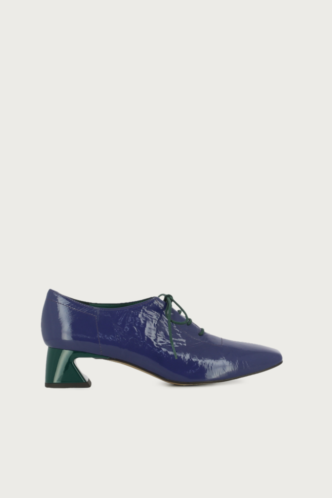 Zapato oxford Gatsby morado verde