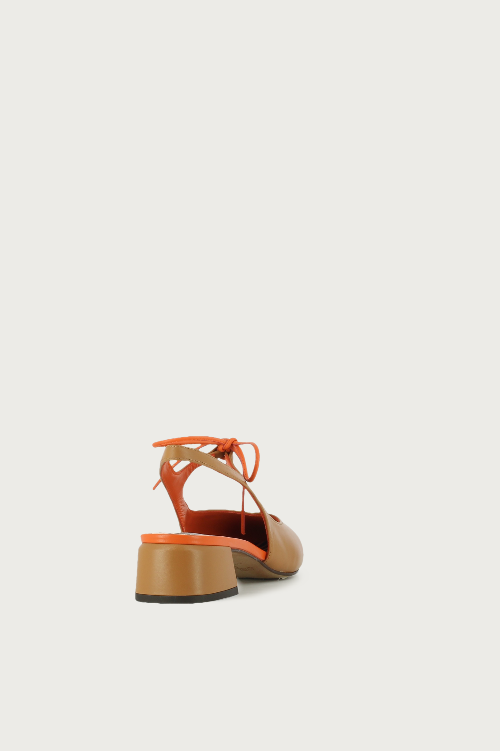 Salón slingback Nea camel naranja - Imagen 2