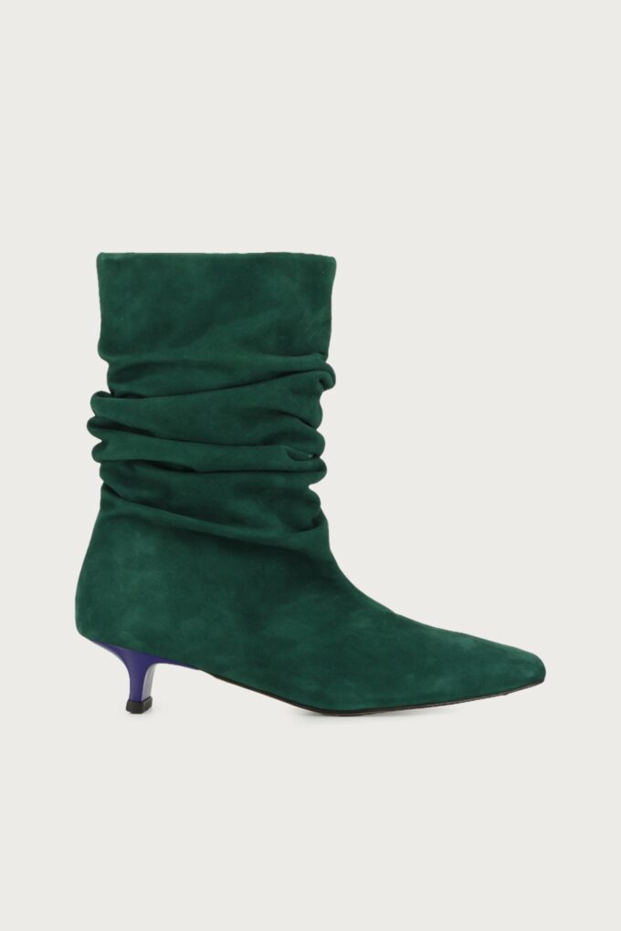 Botín Renard verde morado
