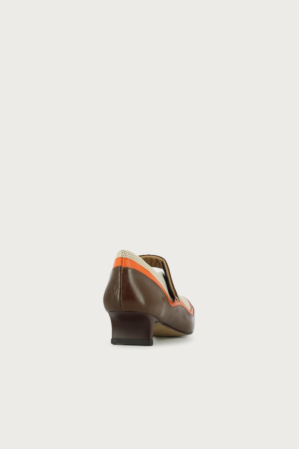 Zapato Rolland marrón naranja - Imagen 2