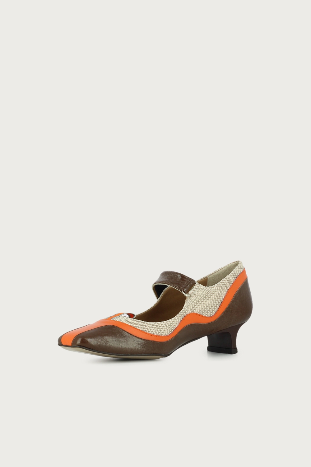 Zapato Rolland marrón naranja - Imagen 4