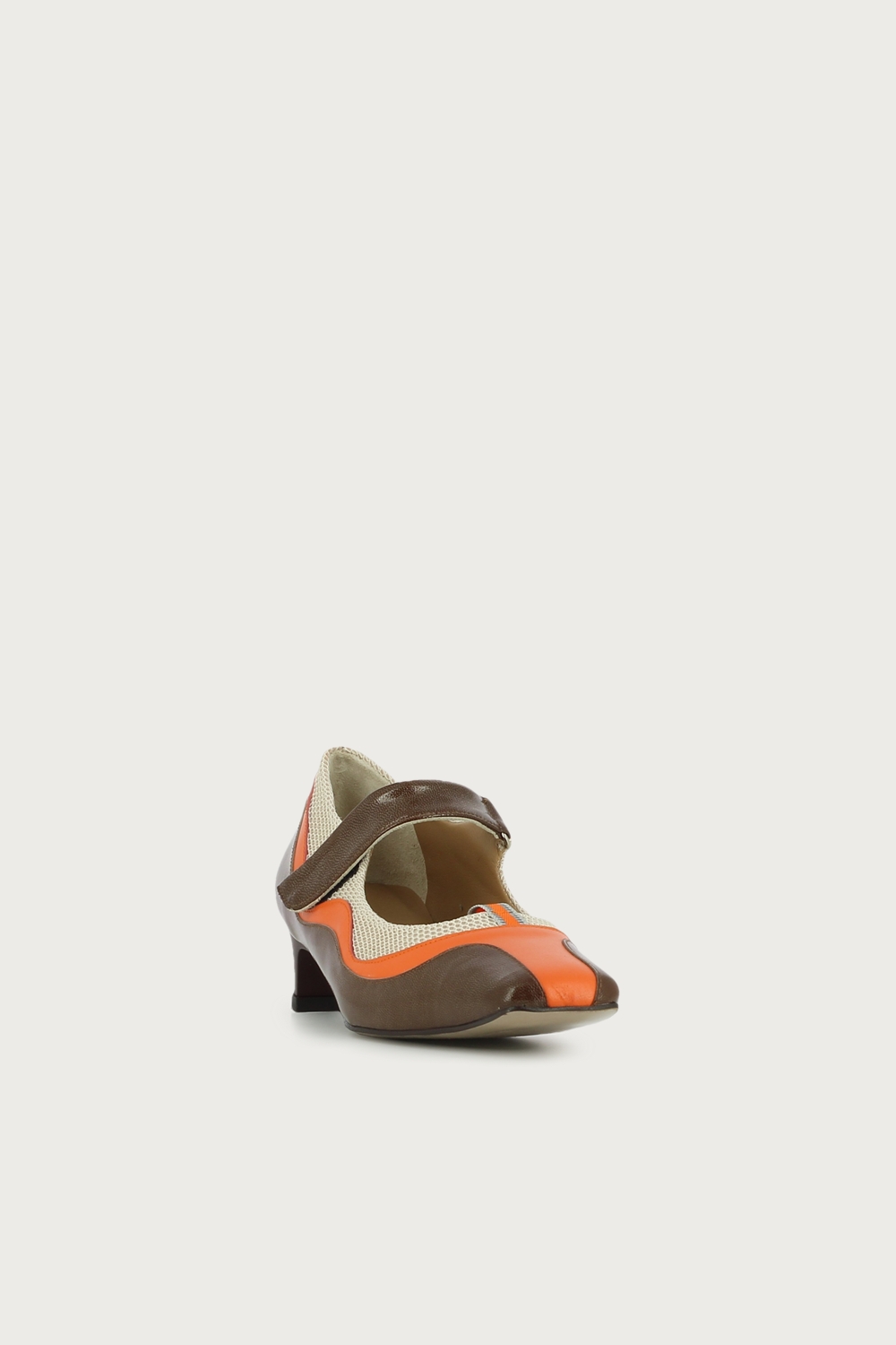Zapato Rolland marrón naranja - Imagen 5
