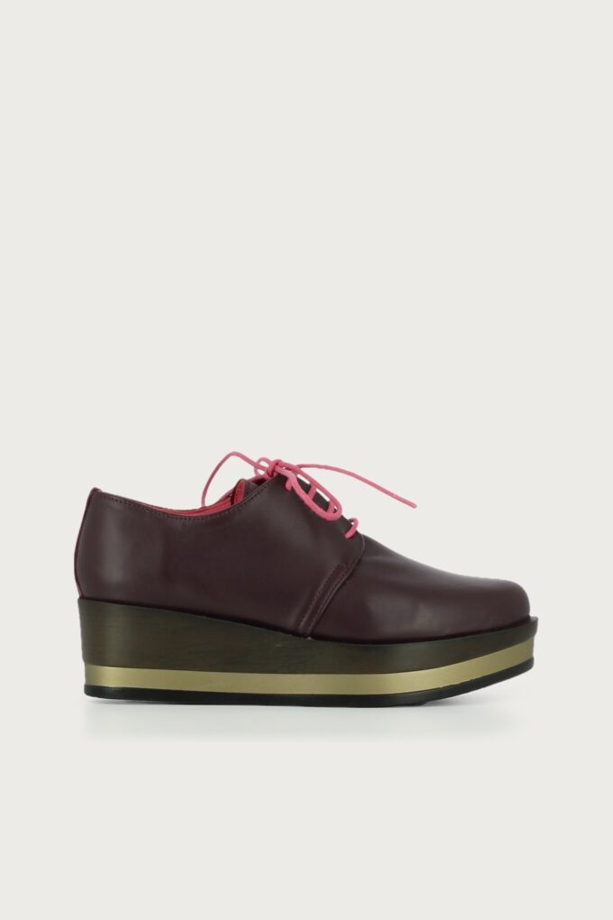 Blucher plataforma Jade berengena rosa
