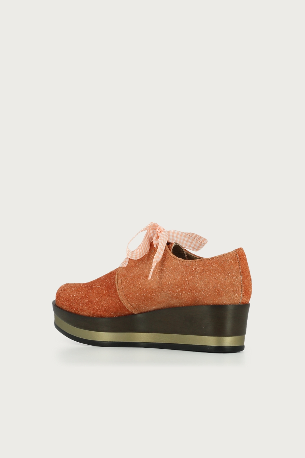 Blucher plataforma texturizado Jade naranja - Imagen 3
