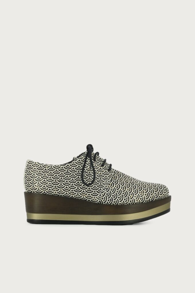 Blucher plataforma Jade reart decò