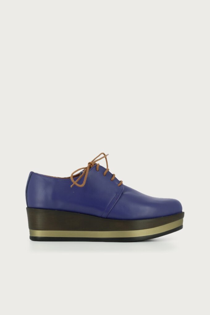 Blucher plataforma Jade morado marrón