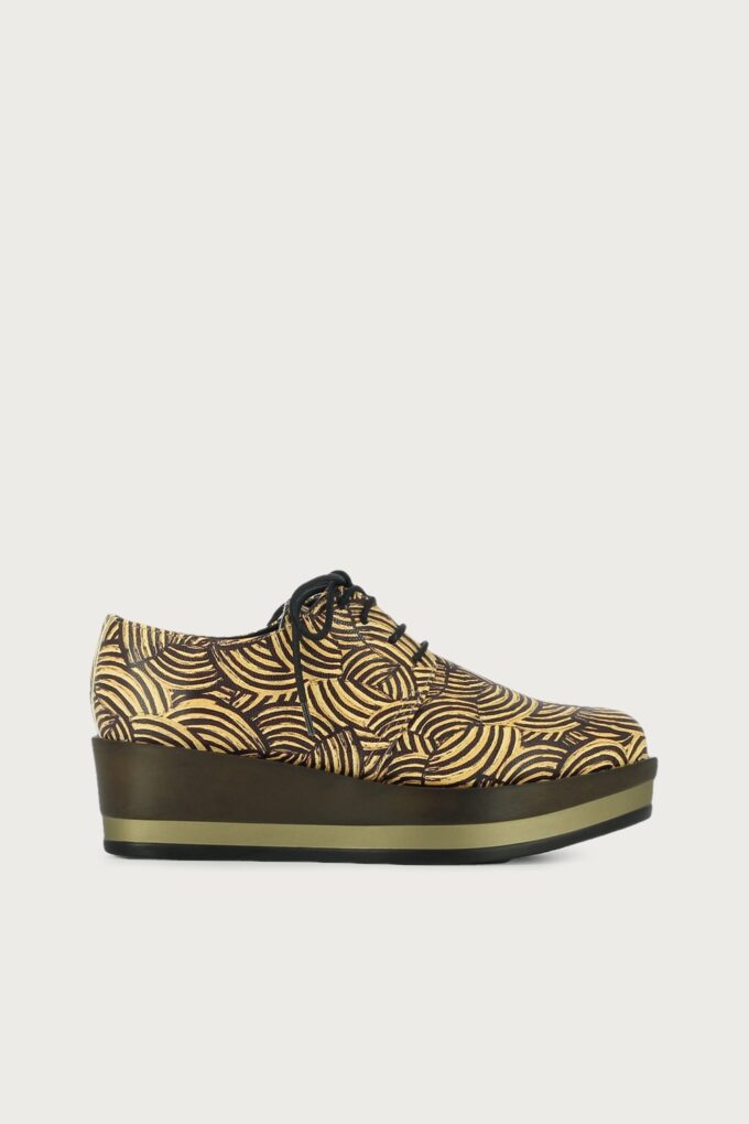 Blucher plataforma Jade spiral camel