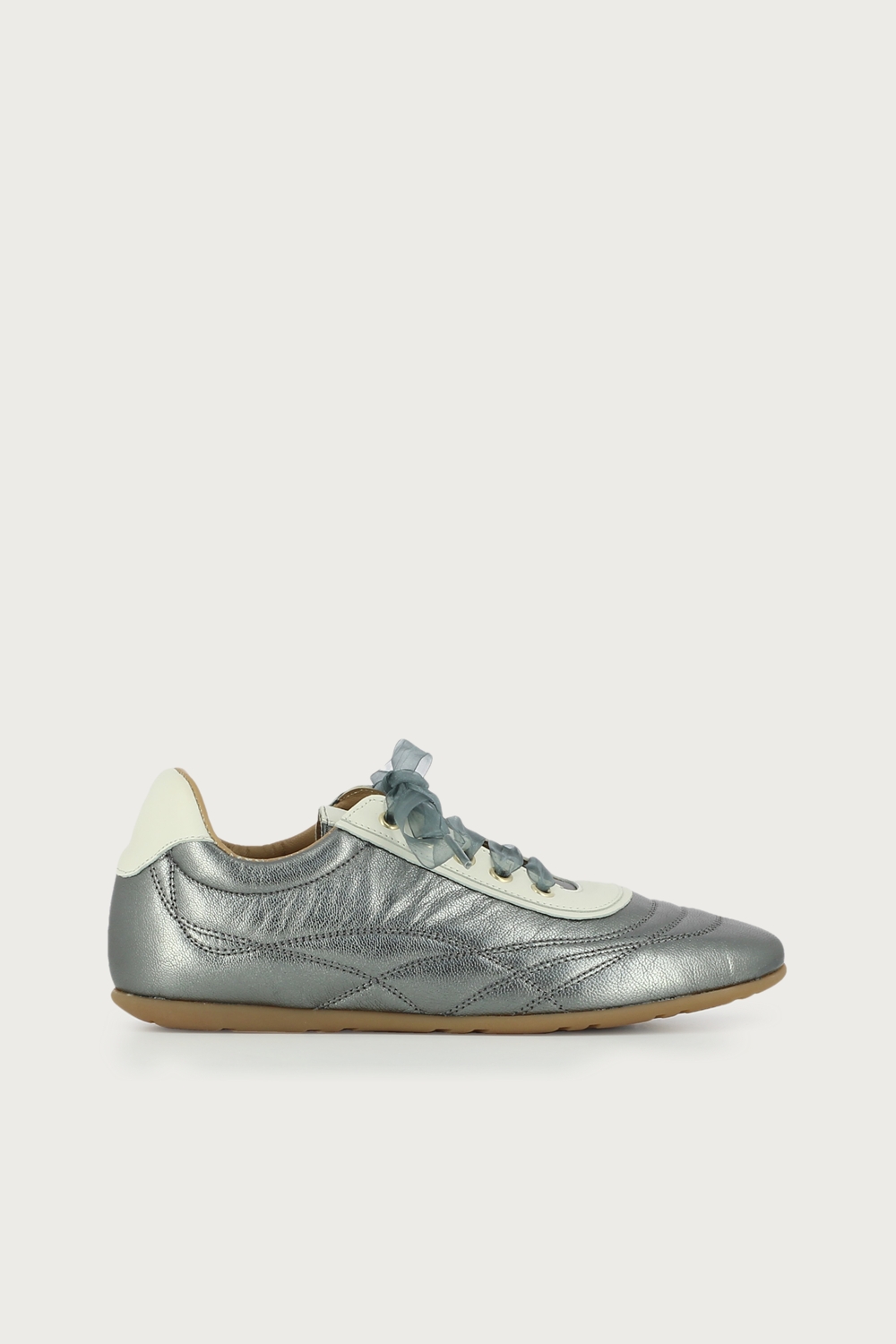 Sneaker brillo Tiphaine plata blanco