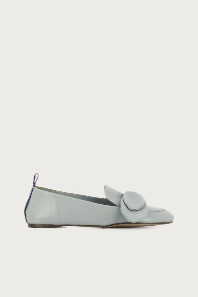 Mocasín Charpentier azul claro azul oscuro