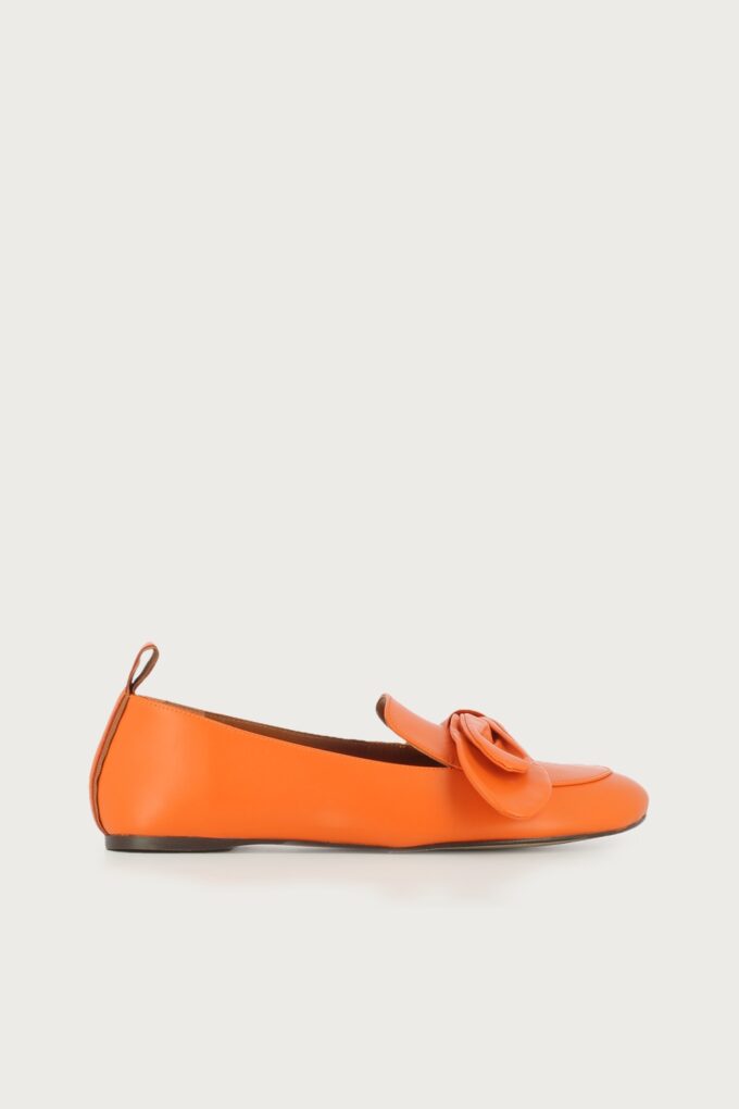 Mocasín Charpentier naranja marrón