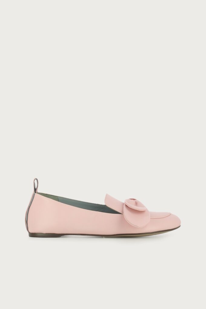 Mocasín Charpentier rosa gris