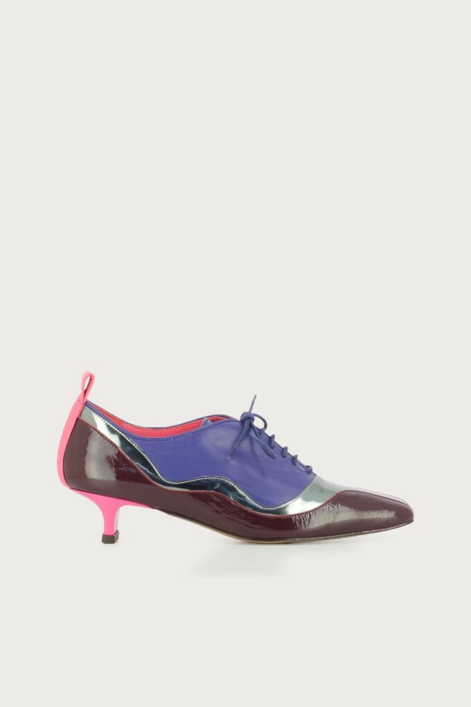 Zapato oxford Dupont morado rosa