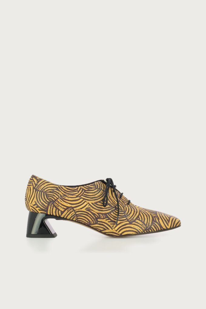 Zapato oxford Gatsby spiral marrón