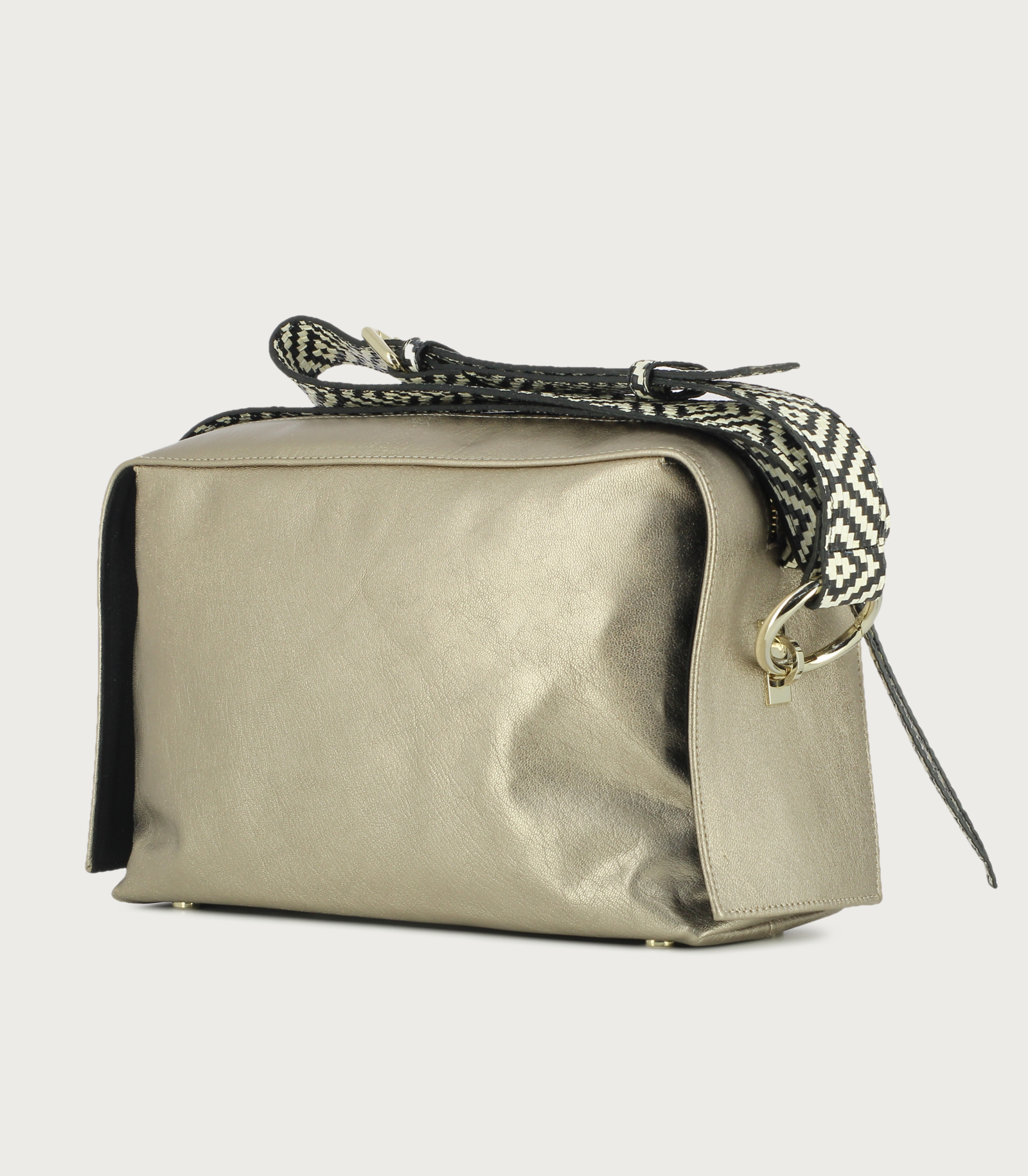 Bolso Dublín Oro Antiguo brillo - Imagen 3