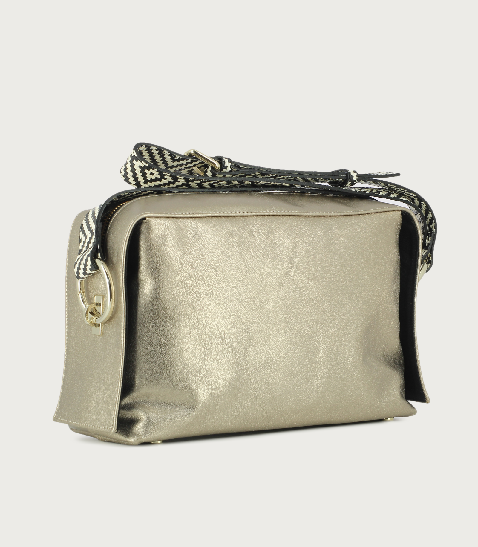 Bolso Dublín Oro Antiguo brillo - Imagen 4