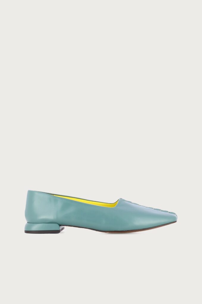 Bailarina Collet turquesa amarillo
