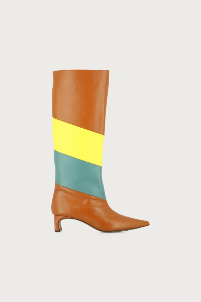 Bota Fleury camel amarilla